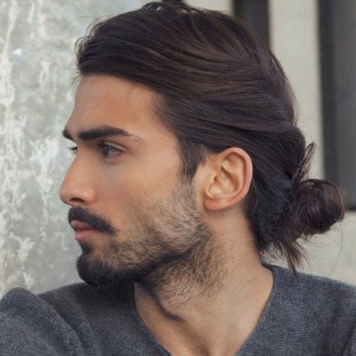 Hipster Man Bun + Beard