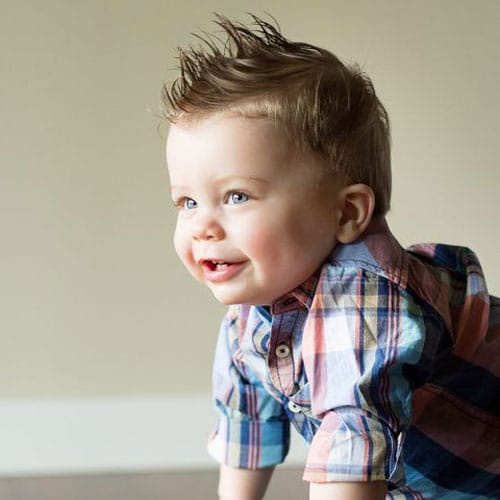 Infant Boy Hairstyles - Cute Faux Hawk