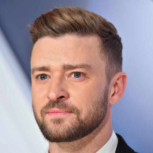 Justin Timberlake Haircut - Low Fade + Ivy League + Beard