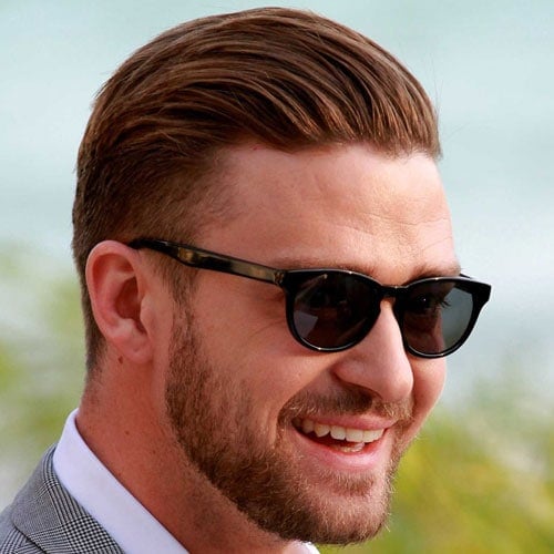 Justin Timberlake Slicked Back Hairstyle