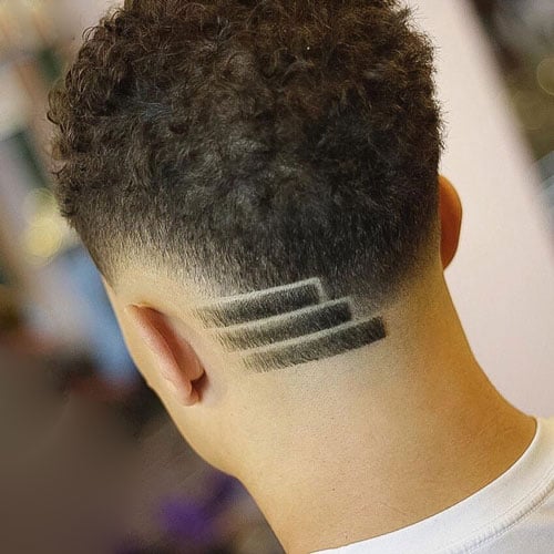 Lines on the Side of your Neck - Hair Designs For Guys