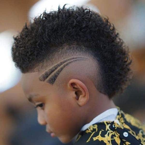 Little Black Boy Mohawk Fade