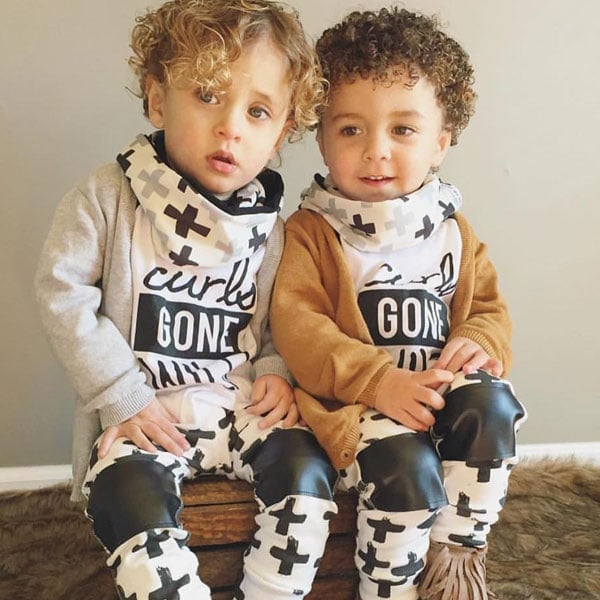 Little Boys with Curly Hair