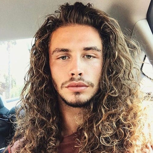 Long Curly Hair For Men