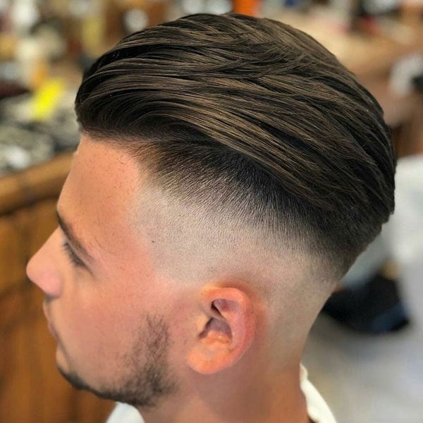 Long Hair Undercut Fade