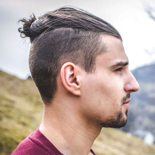 Long Hair Undercut Hairstyle For Men