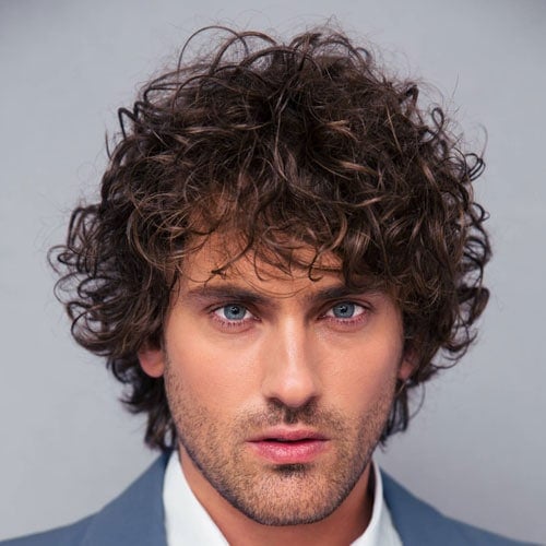 Long Messy Curls For Men