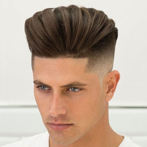 Long Pompadour Fade