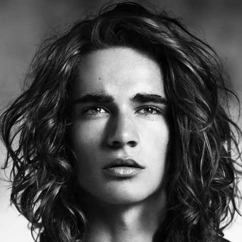 Long Wavy Hair For Guys