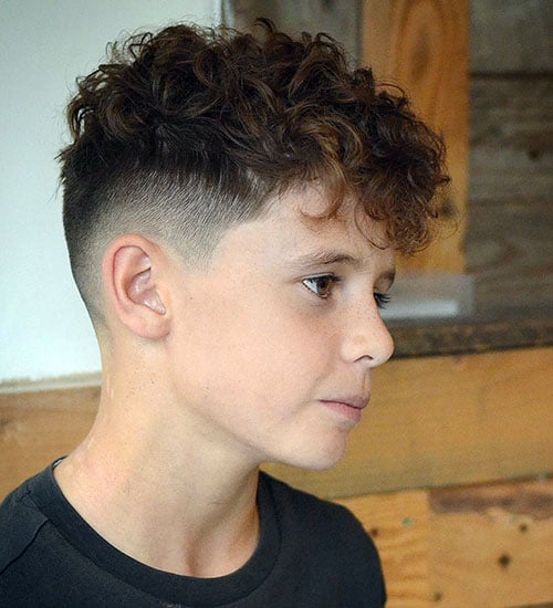 Loose Curly Hair Fade