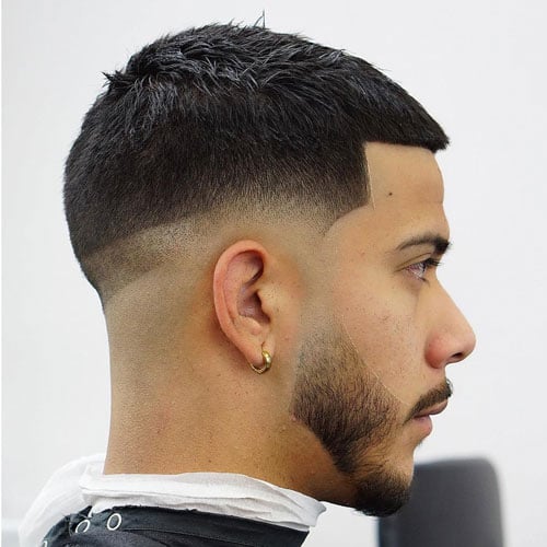 Low Bald Fade + Short Cropped Hair