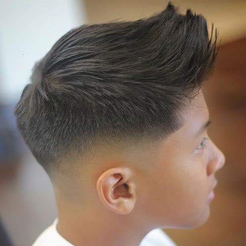 Low Fade Asian Hairstyle