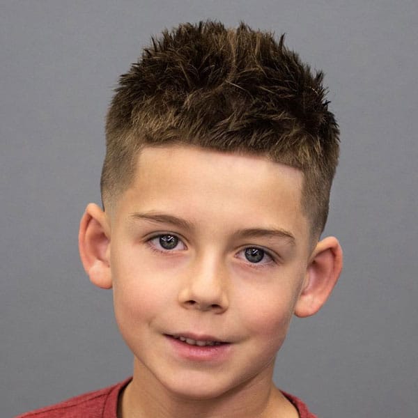 Low Fade Haircut For Little Boys