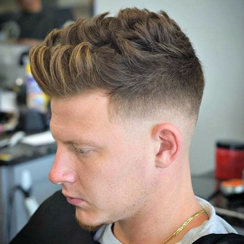 Low Fade with Quiff