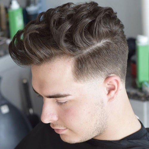 Low Fade with Textured Spiky Hair