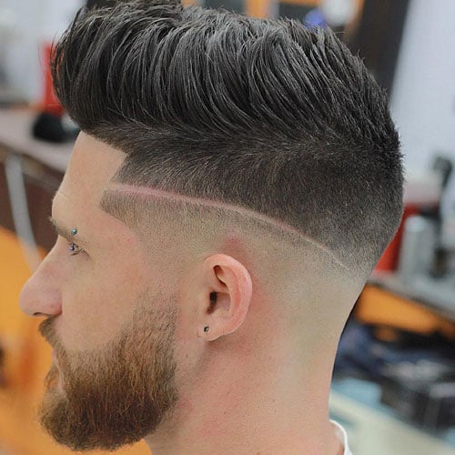 Low Skin Fade with Spiky Hair