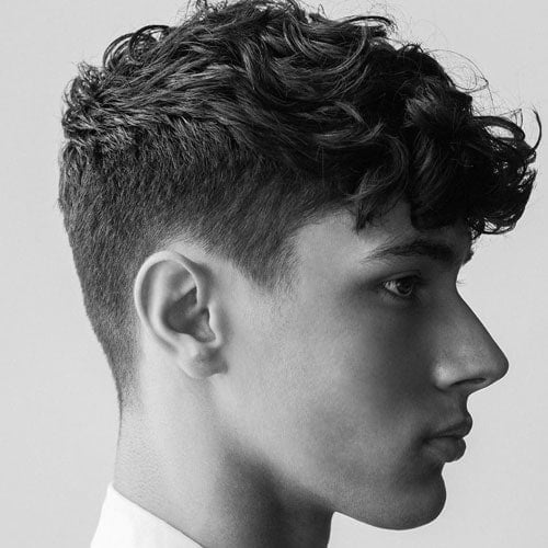 Low Taper Fade + Curls