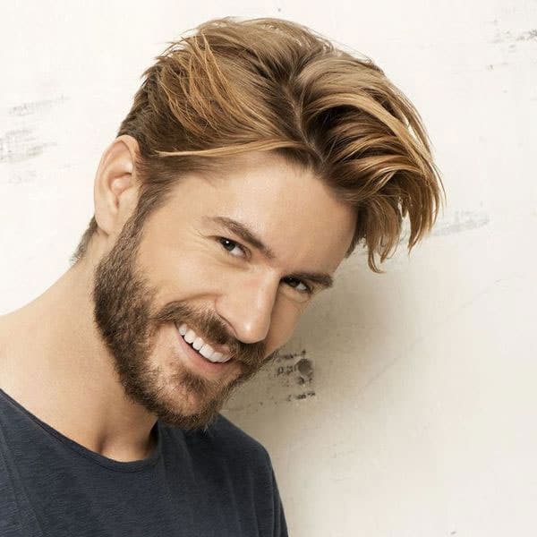 Medium Blonde Hairstyles For Men