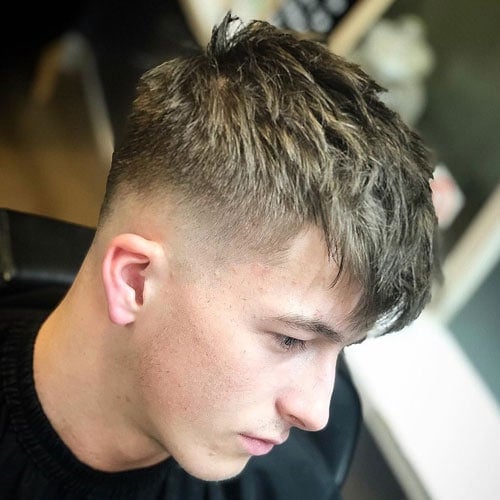 Medium Fade Haircut Men