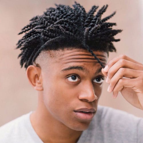 Medium Hair Twists Men