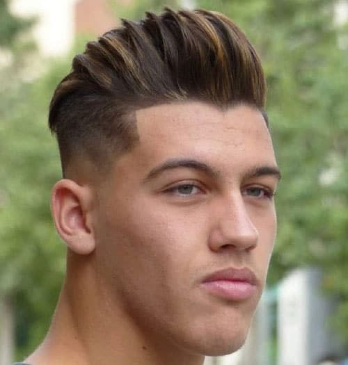 Medium Hair Undercut Hairstyle