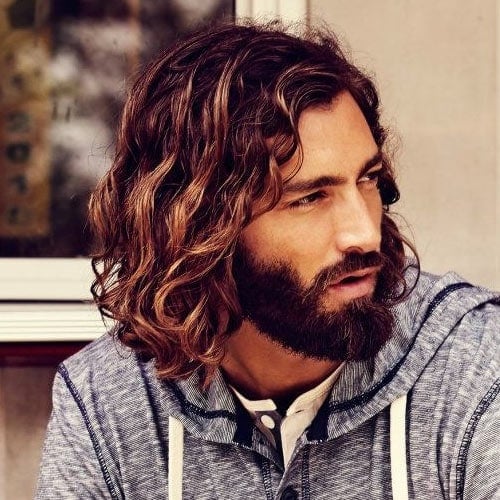 Medium Length Curly Hairstyles For Men