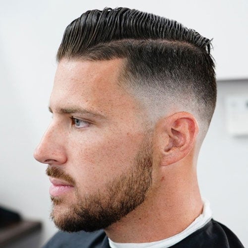 Men's Medium Fade Haircut