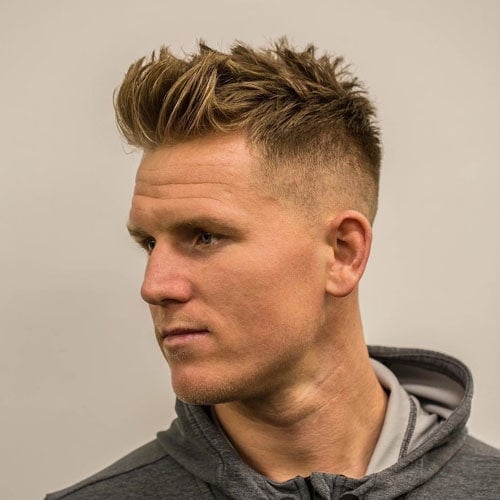 Men's Messy Spiked Up Hair