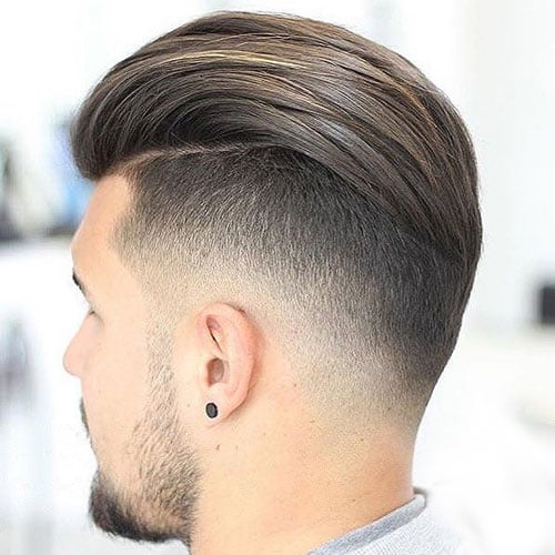 Men's Slicked Back Haircut