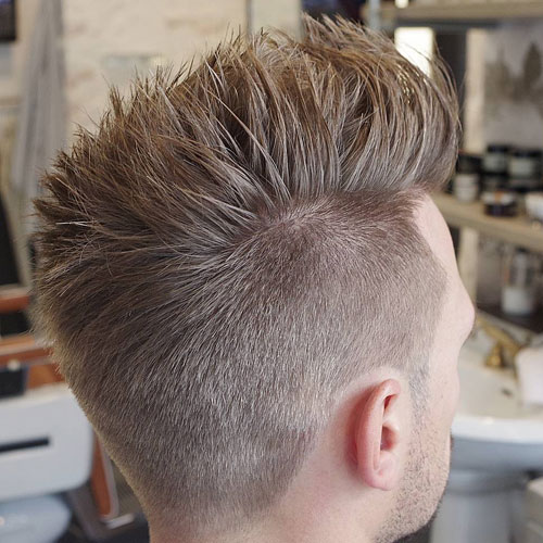 Men's Spiky Hair Taper