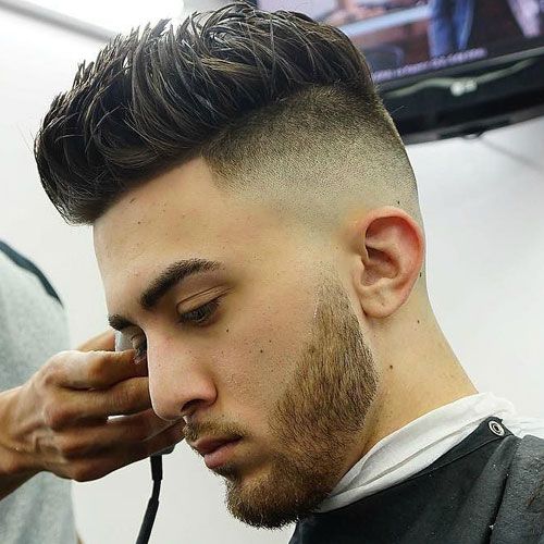 Men's Spiky Hair Undercut