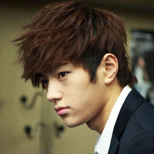 Messy Asian Hairstyles For Men