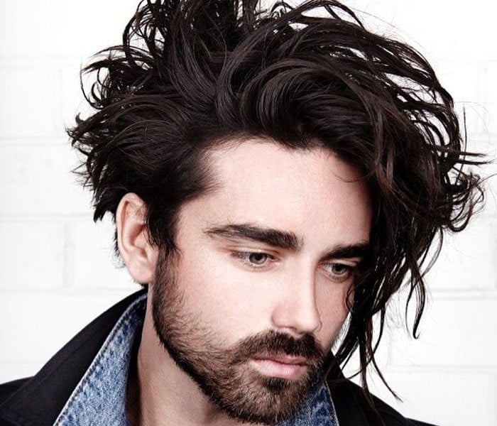 Messy Long Hairstyles Men