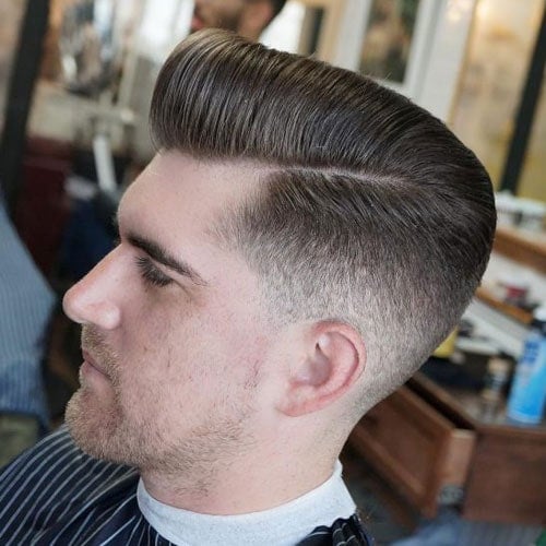 Mid Fade Pompadour