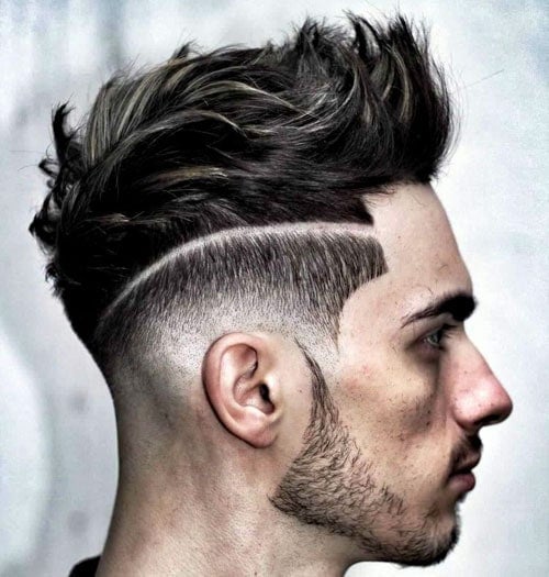 Modern Lines in Hair Men