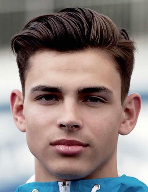 Modern Quiff with Tapered Sides