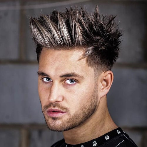 Modern Spiky Hair Men