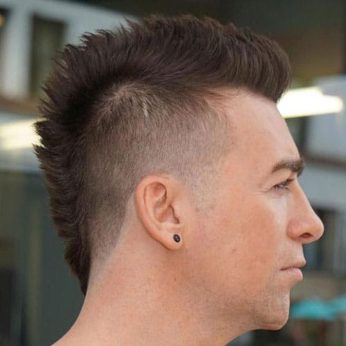 Mohawk Fade For Balding Men