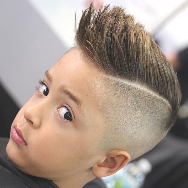 Mohawk Fade Haircut For Boys