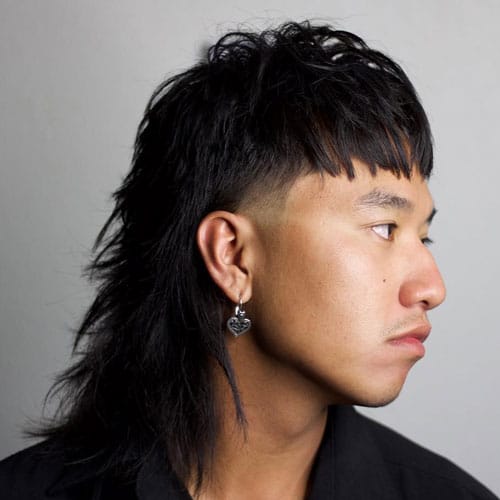 Mullet with Bangs