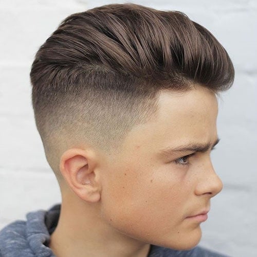 Natural Slick Back Undercut