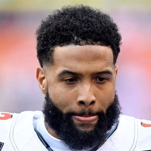 Odell Beckham Jr Afro Fade Haircut