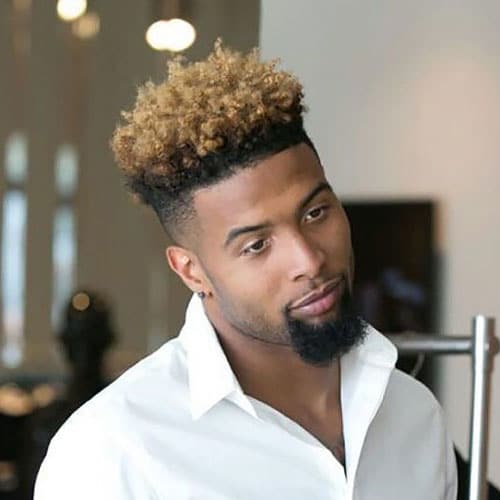 Odell Beckham Jr High Top Afro Fade