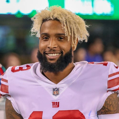 Odell Beckham Jr Undercut With Blonde Curls