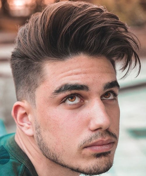 One Side Hairstyle Men