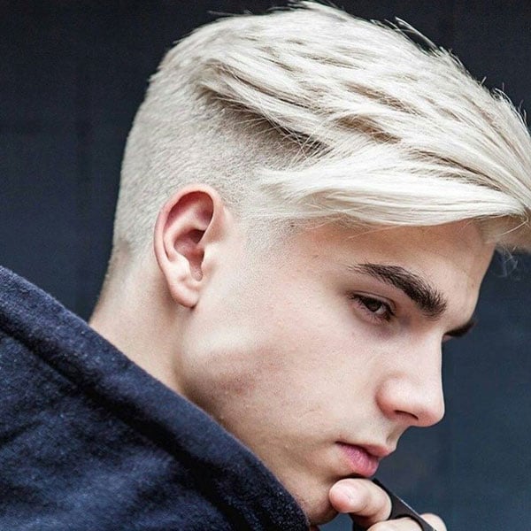 Platinum Blonde Men's Hairstyles