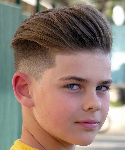 Pompadour with Undercut Fade