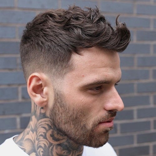 Quiff Fade Haircut For Thinning Hair Men