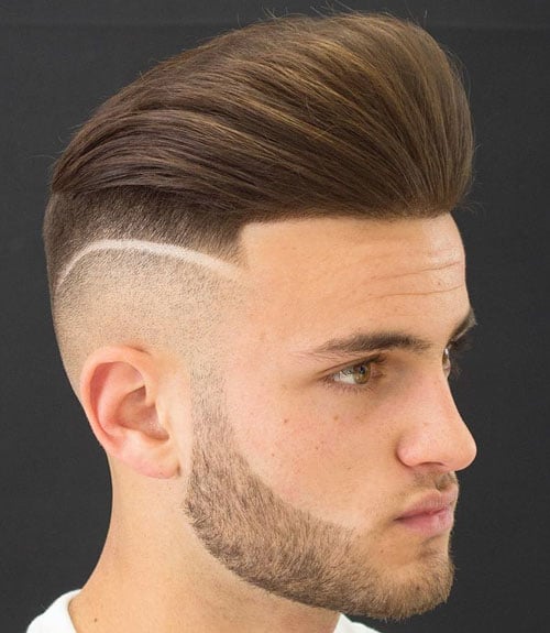 Razor Faded Pompadour