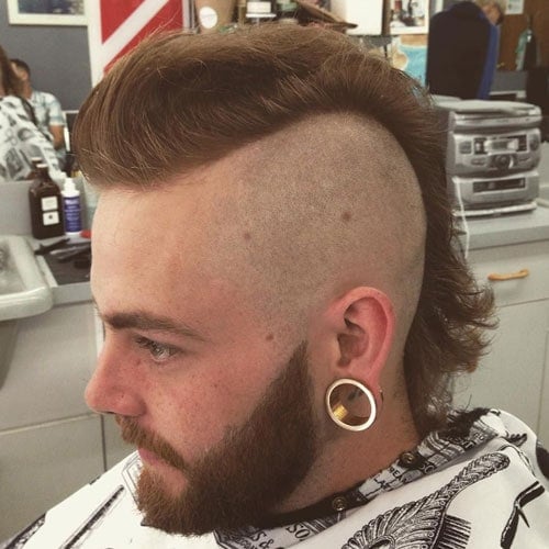 Shaved Sides Mullet